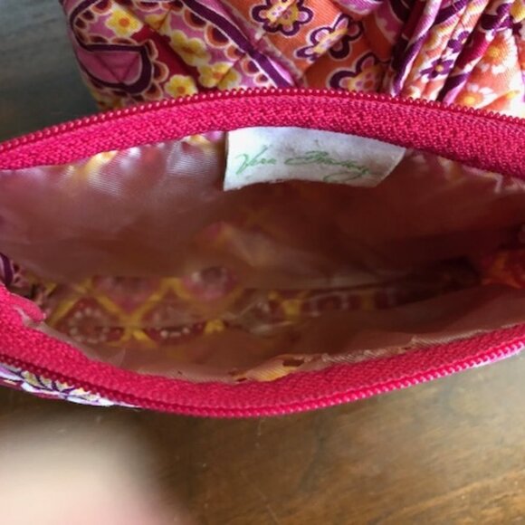 VERA BRADLEY RASPBERRY FIZZ 2008 Purse/Cosmetic Bag Set - Picture 16 of 16